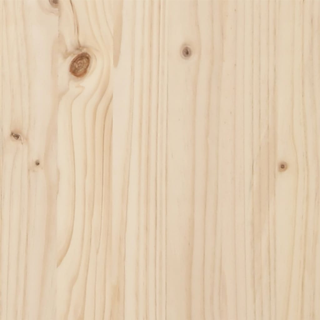 vidaXL Lovos rėmas, 120x200cm, pušies medienos masyvas