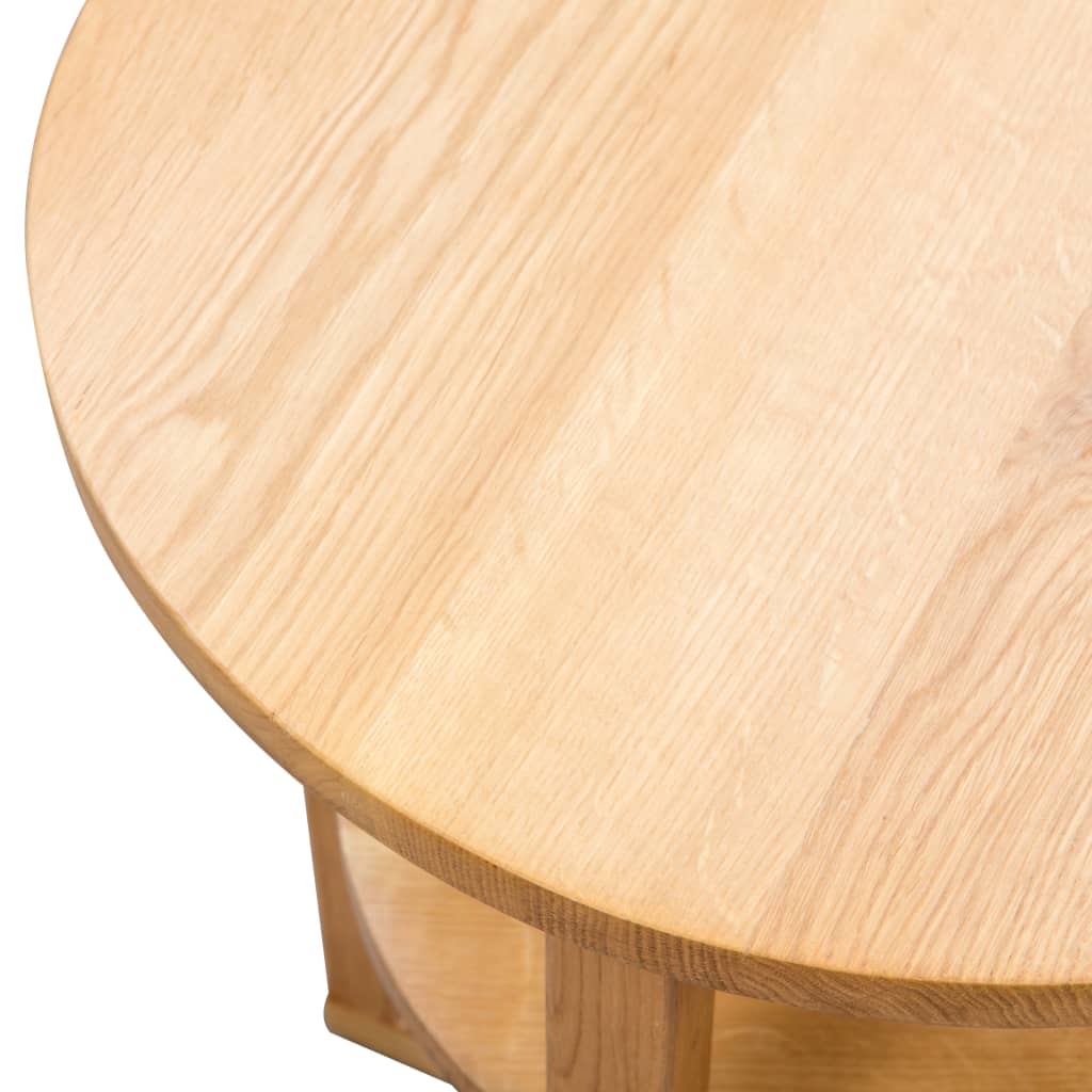 vidaXL Šoninis staliukas, 40x50cm, ąžuolo medienos masyvas