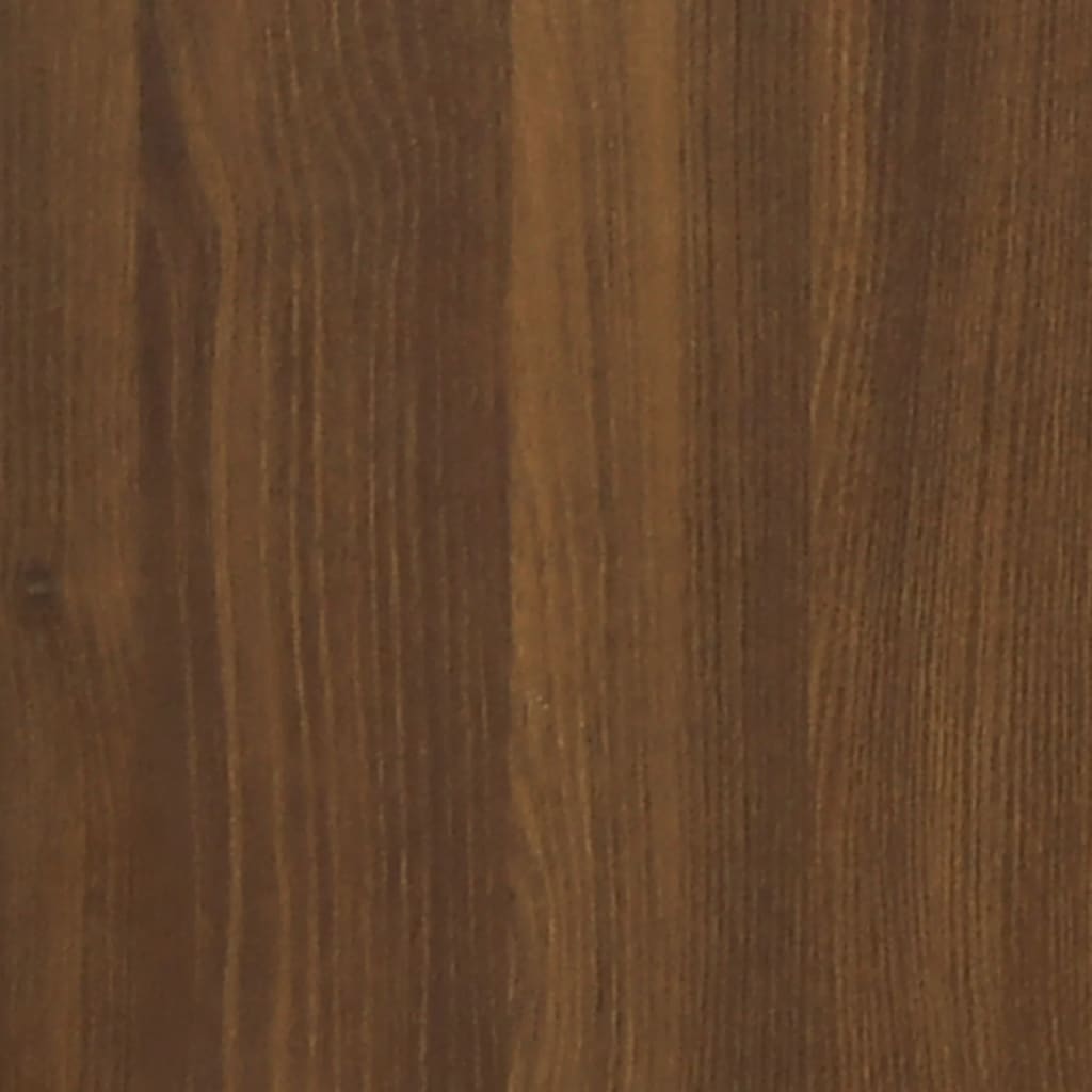 vidaXL Naktinė spintelė, ruda ąžuolo, 100x35x40cm, apdirbta mediena