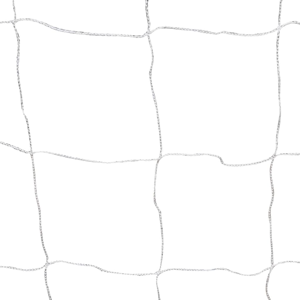 vidaXL Futbolo vartai su tinkl., 2 vnt., 240x90x150 cm, plienas
