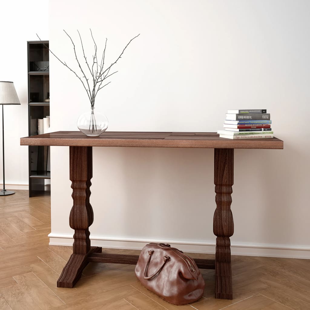 vidaXL Rašomasis konsolinis stalas, akacijos mediena, 100x40x75cm