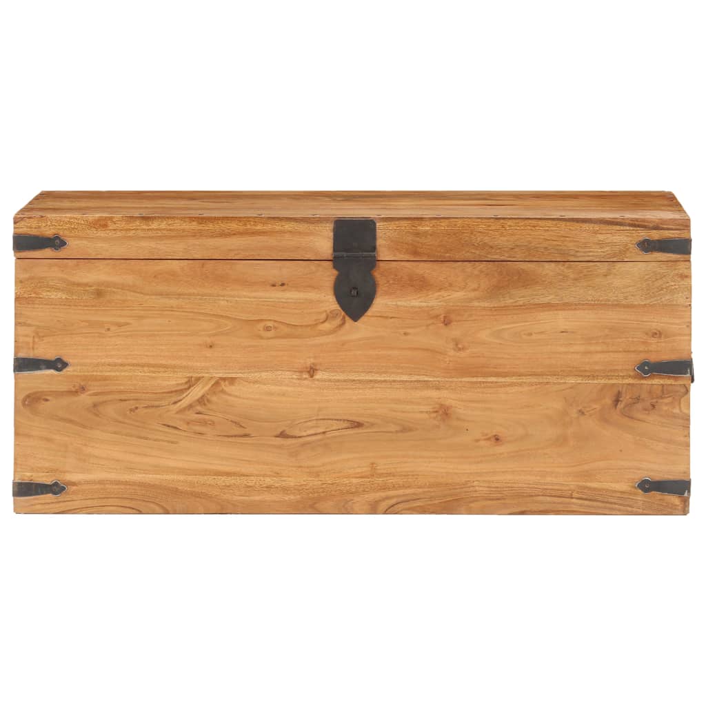 vidaXL Skrynia, 90x40x40cm, akacijos medienos masyvas
