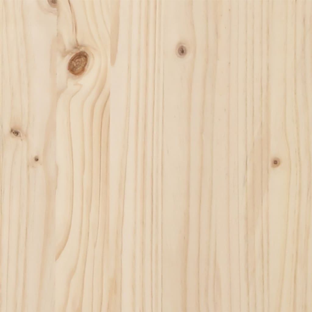 vidaXL Lovos rėmas, 200x200cm, pušies medienos masyvas