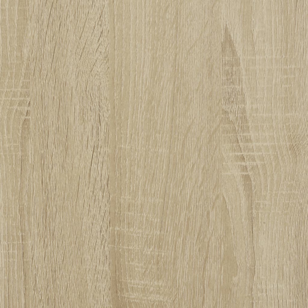 vidaXL Rašomasis stalas, ąžuolo, 100x50x90cm, apdirbta mediena/geležis