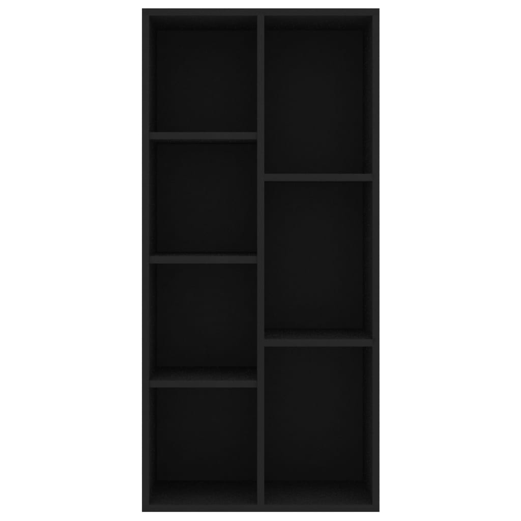 vidaXL Spintelė knygoms, juodos spalvos, 50x25x106cm, apdirbta mediena