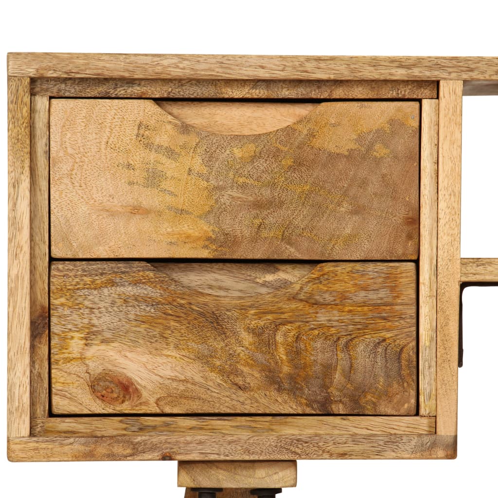 vidaXL Rašomasis stalas, 115x47x76 cm, mango medienos masyvas