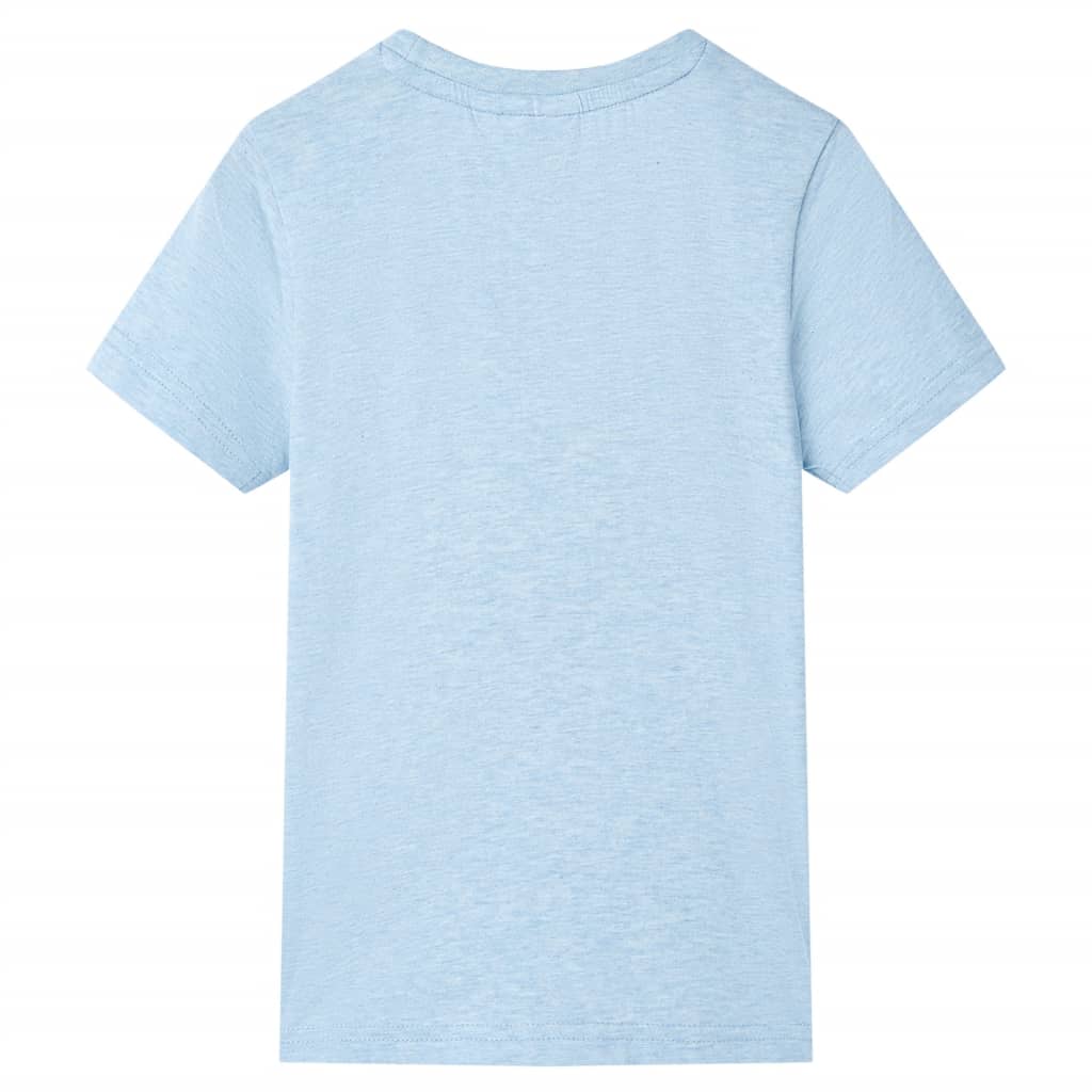 Vaikiški marškinėliai, šviesios mėlynos spalvos mišinys, 92 dydžio