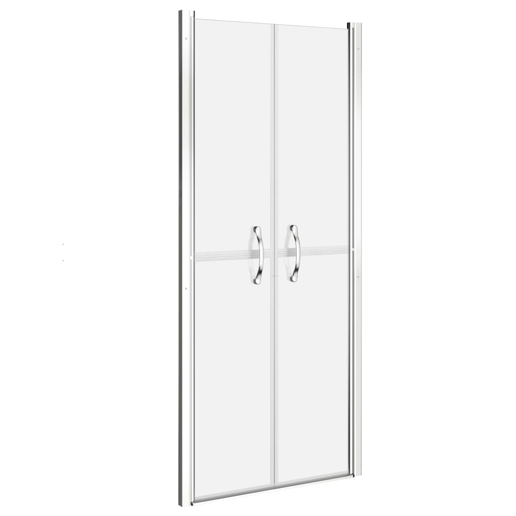 vidaXL Dušo durys, matinės, 91x190cm, ESG