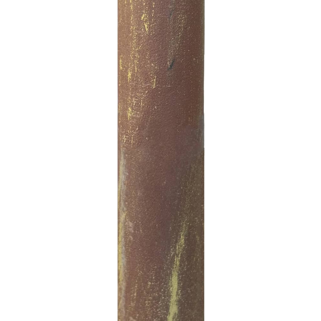 vidaXL Sodo pergolė, senovinės rudos spalvos, 6x3x2,5m, geležis