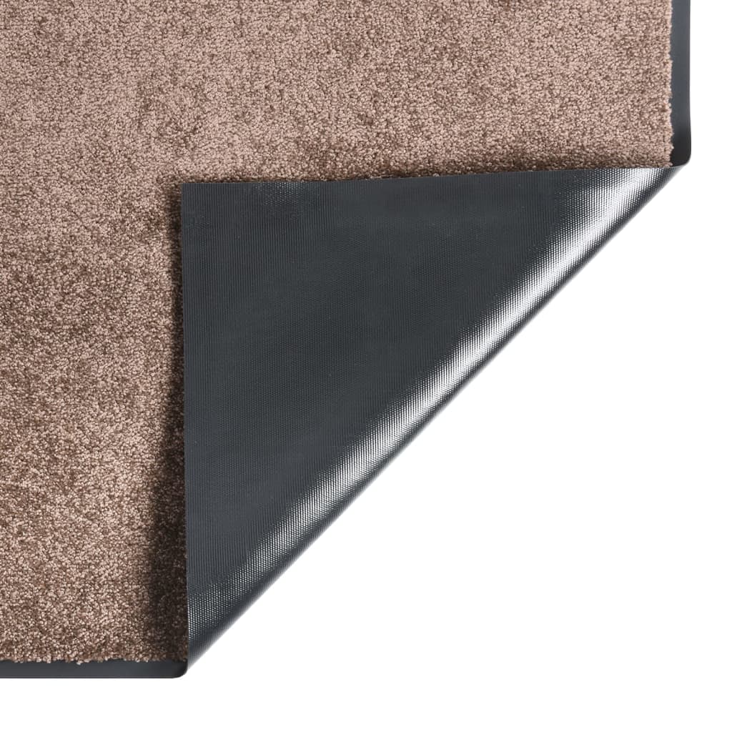 vidaXL Durų kilimėlis, rudos spalvos, 40x60cm