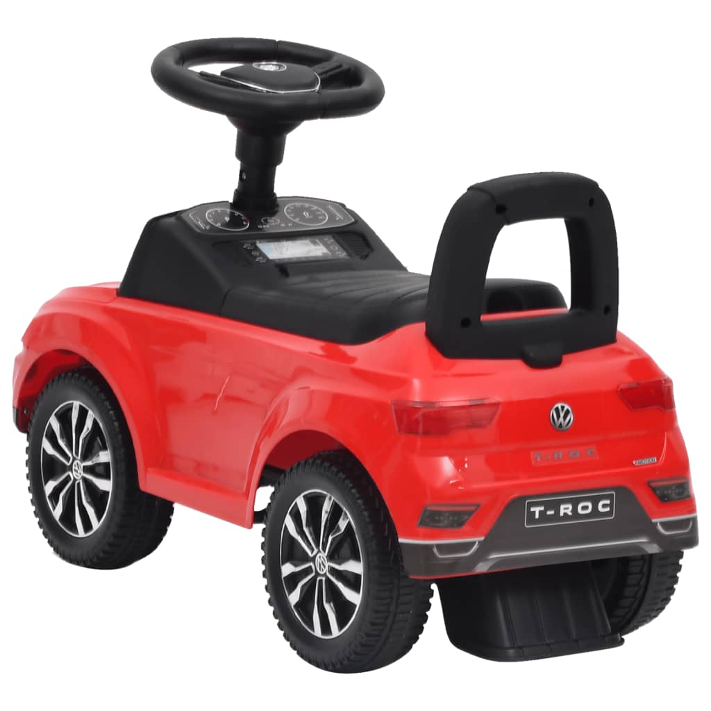 vidaXL Paspiriamas vaikiškas automobilis Volkswagen T-Roc, raudonas