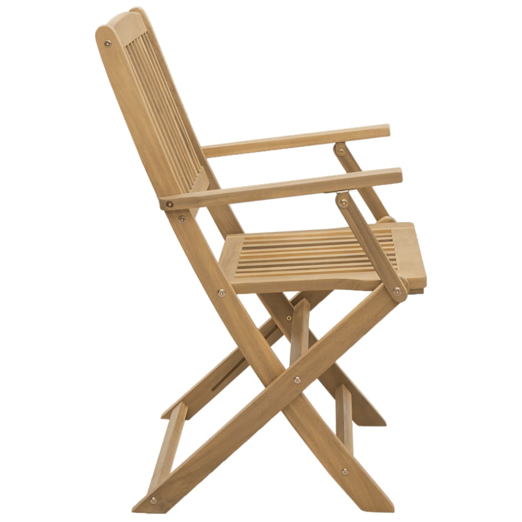 vidaXL Sulankstomos sodo kėdės, 2vnt., 58x54,5x90cm, akacijos masyvas