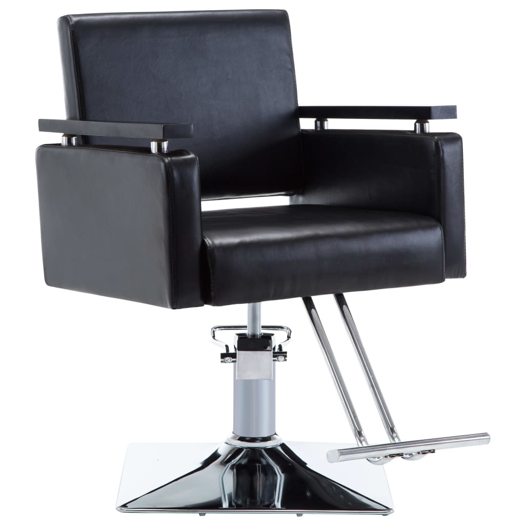 vidaXL Kirpėjo kėdė, dirbtinė oda, juoda