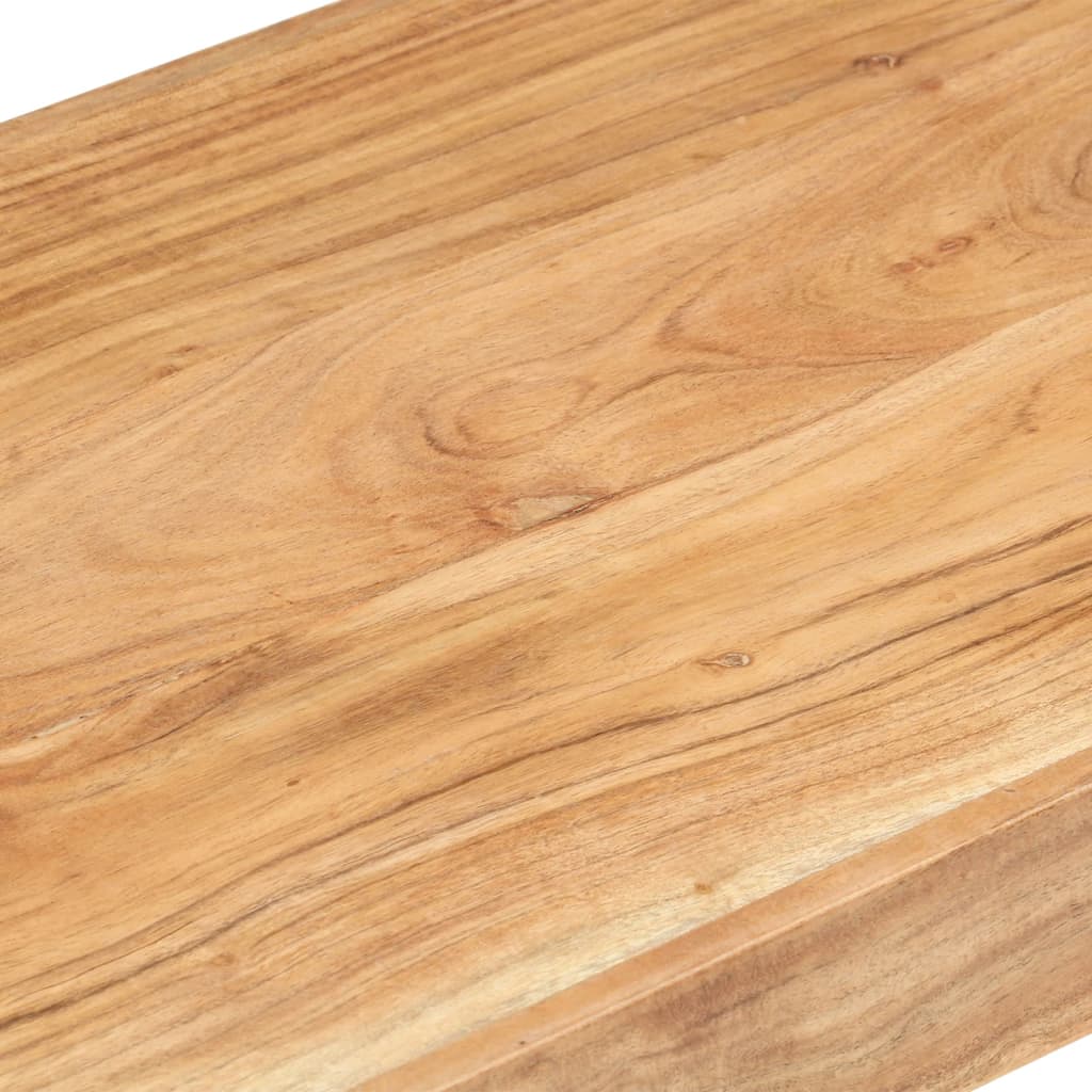 vidaXL Suoliukas, 110x38x46cm, akacijos medienos masyvas