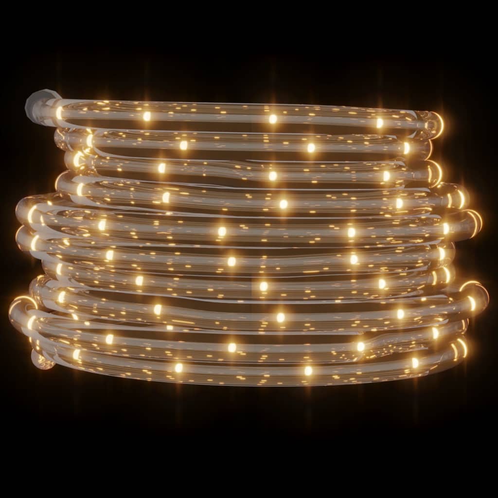 vidaXL LED juosta su 120 šiltos baltos spalvos LED, 5m, PVC
