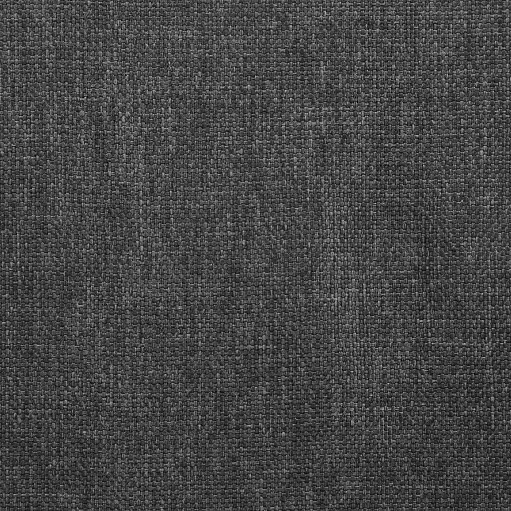 vidaXL Valgomojo kėdės, 4vnt., tamsiai pilkos, audinys (2x323094)