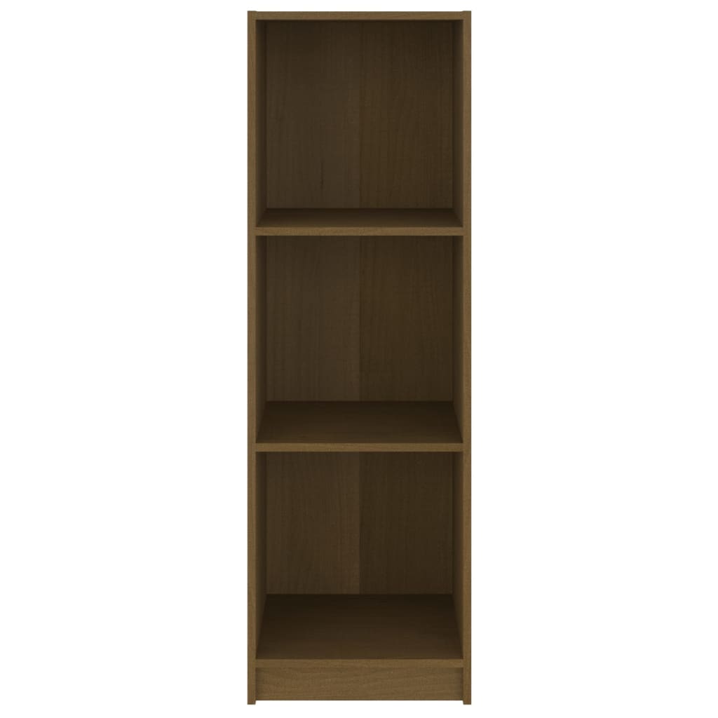 vidaXL Spintelė knygoms/kambario pertvara, medaus ruda, pušies masyvas