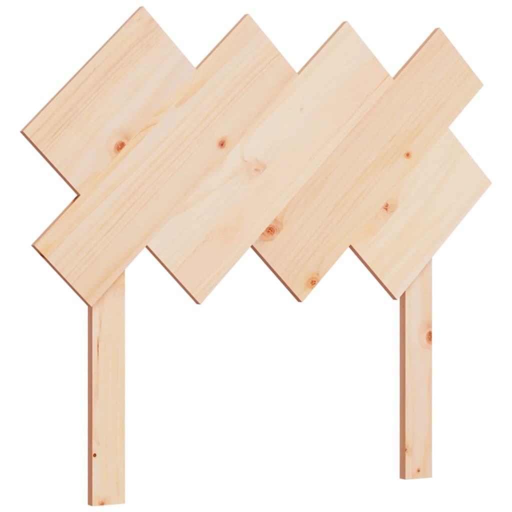 vidaXL Lovos galvūgalis, 92x3x81cm, pušies medienos masyvas