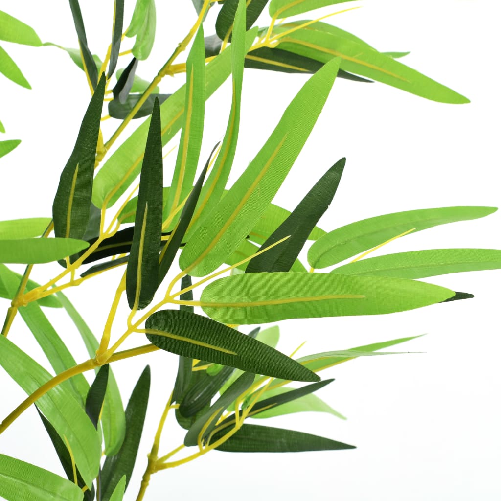 vidaXL Dirbtinis bambukas su vazonu, 175cm, žalias