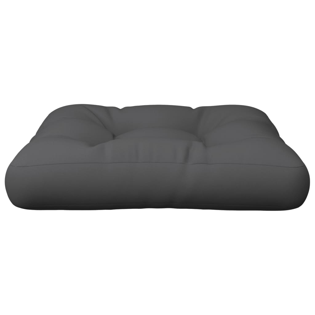 vidaXL Paletės pagalvėlė, antracito spalvos, 60x61,5x10cm, audinys