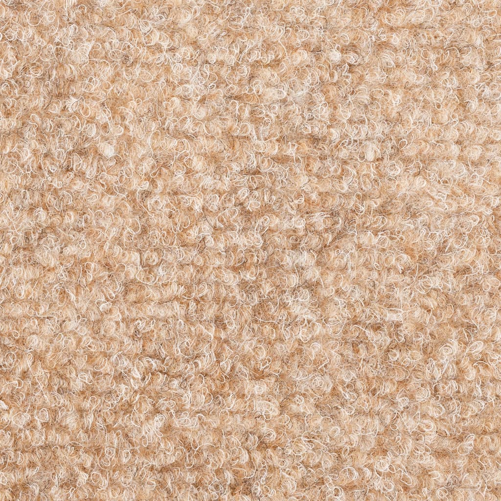 vidaXL Lipnūs laiptų kilimėliai, 5vnt., rudos spalvos, 56x17x3cm