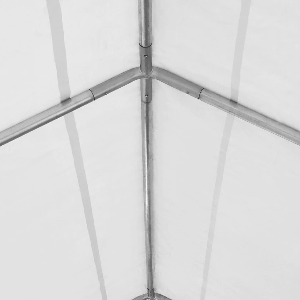 vidaXL Sandėliavimo palapinė, baltos spalvos, 4x6m, PVC, 550g/m²