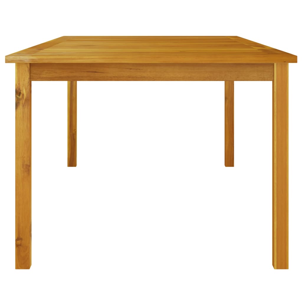 vidaXL Sodo stalas, 200x100x74cm, akacijos medienos masyvas