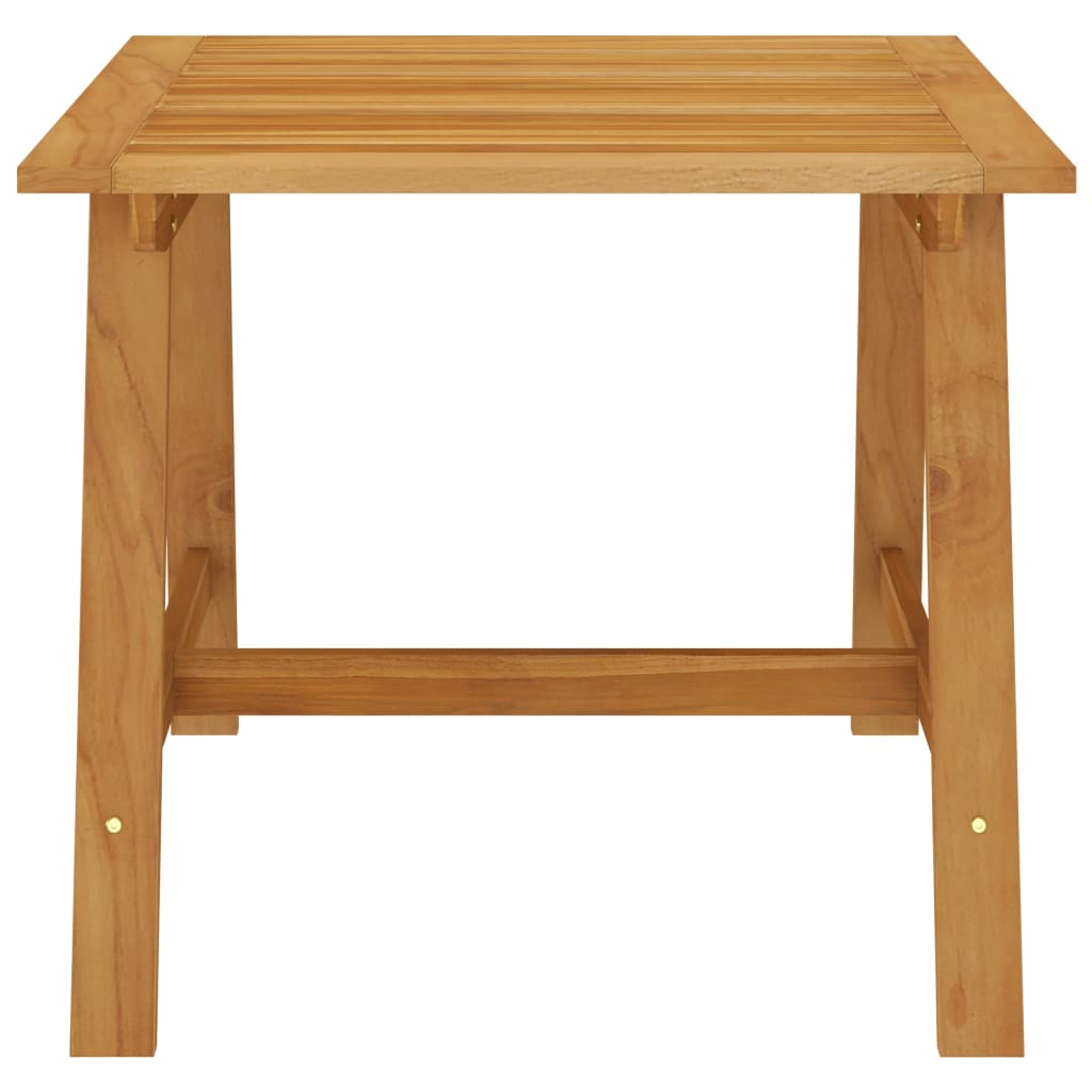 vidaXL Sodo valgomojo stalas, 88x88x74cm, akacijos medienos masyvas