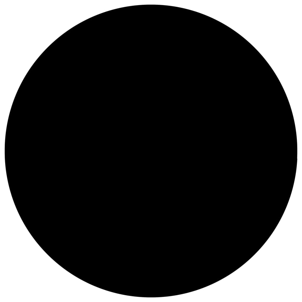 vidaXL Baseino uždangalas, juodos spalvos, 250cm, PE
