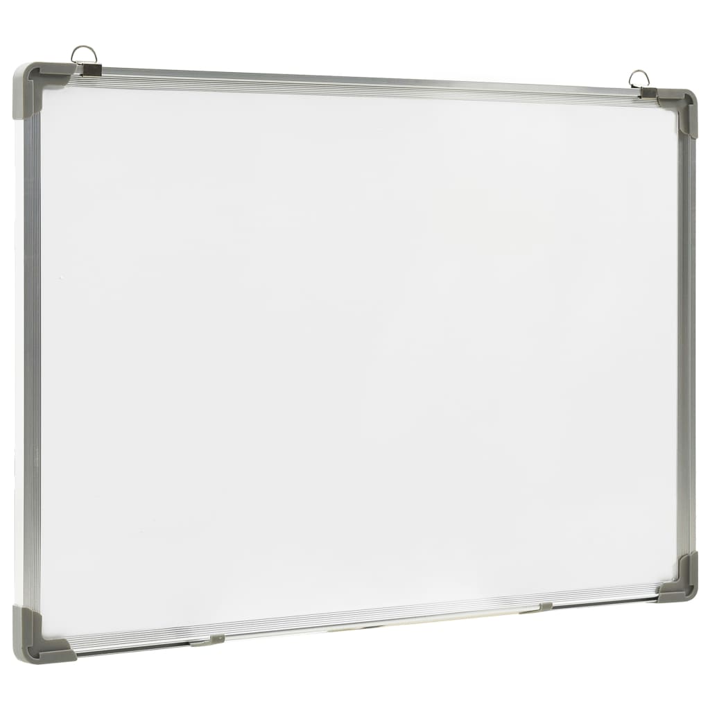vidaXL Magnetinė sauso valymo lenta, baltos spalvos, 90x60cm, plienas