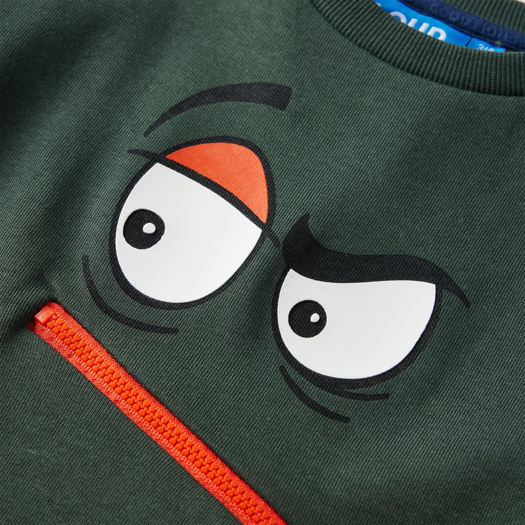 Vaikiškas megztinis, tamsiai žalios spalvos, 92 dydžio