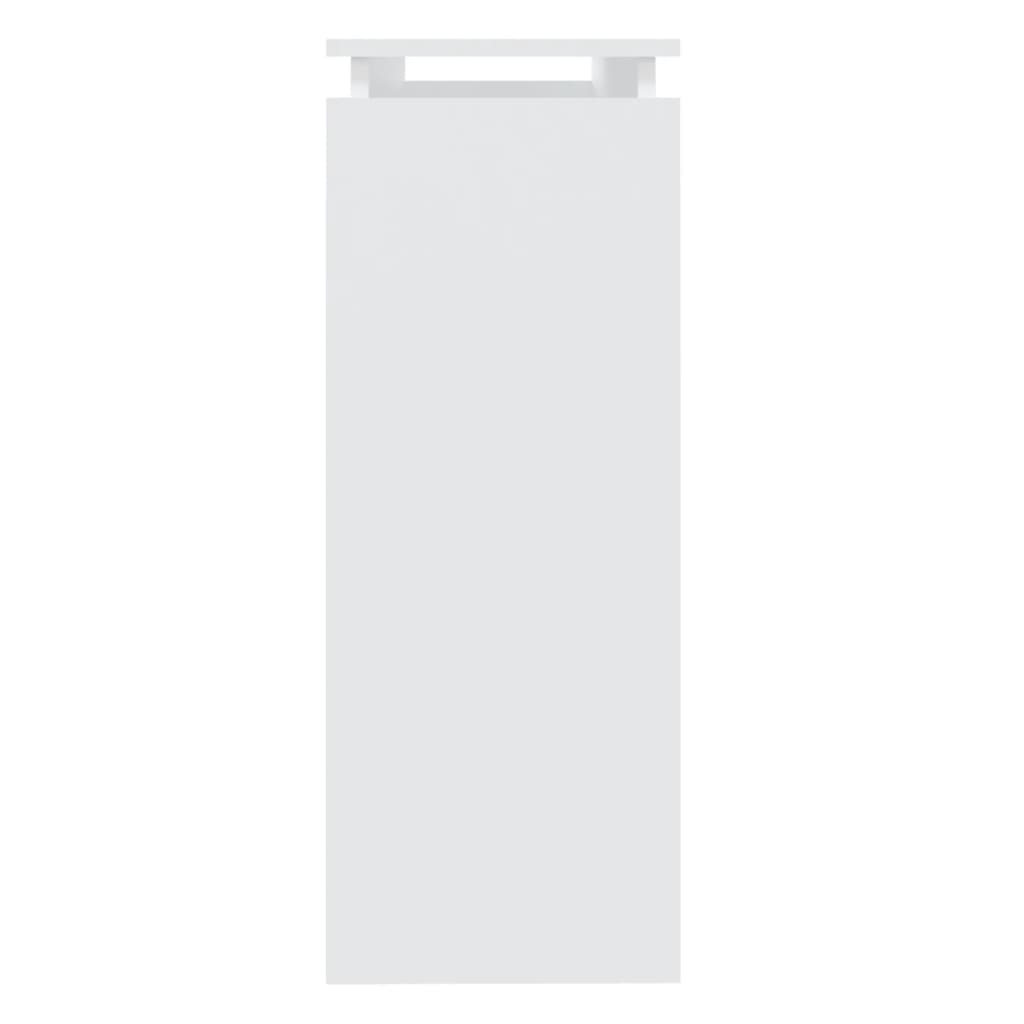 vidaXL Konsolinis staliukas, baltos spalvos, 102x30x80cm, MDP