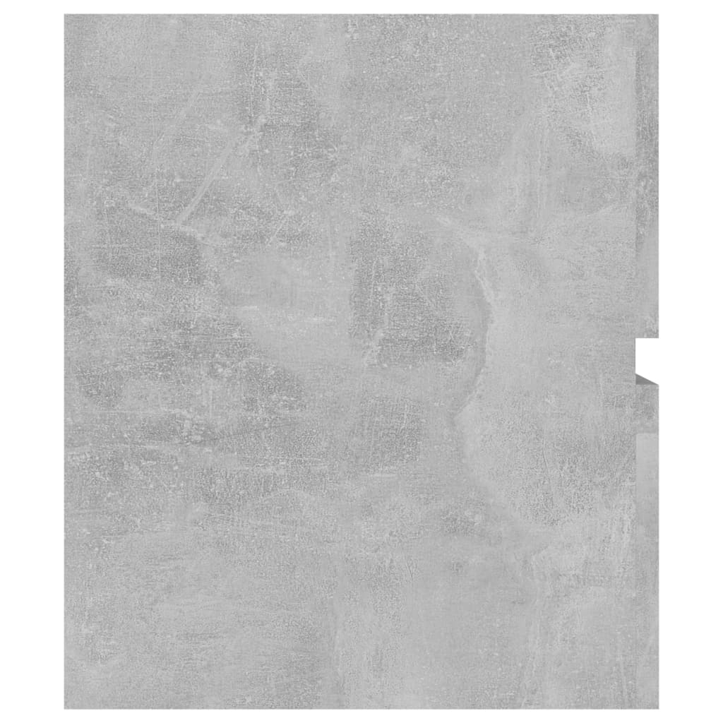 vidaXL Spintelė praustuvui, betono pilkos spalvos, 100x38,5x45cm, MDP