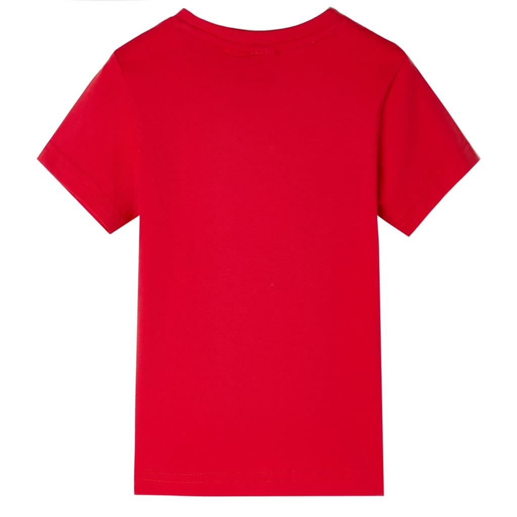 Vaikiški marškinėliai, raudonos spalvos, 92 dydžio