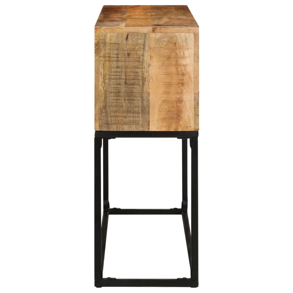 vidaXL Konsolinis staliukas, 120x30x75 cm, perdirbtos medienos masyvas