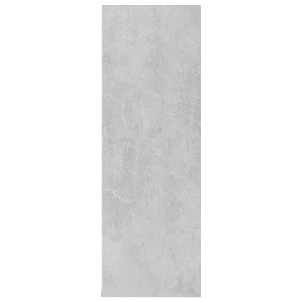 vidaXL Lentyna batams, betono pilkos spalvos, 54x34x100,5cm, mediena