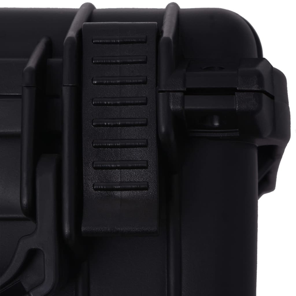 vidaXL Lagaminas įrangai, 27x24,6x12,4 cm, juodos spalvos