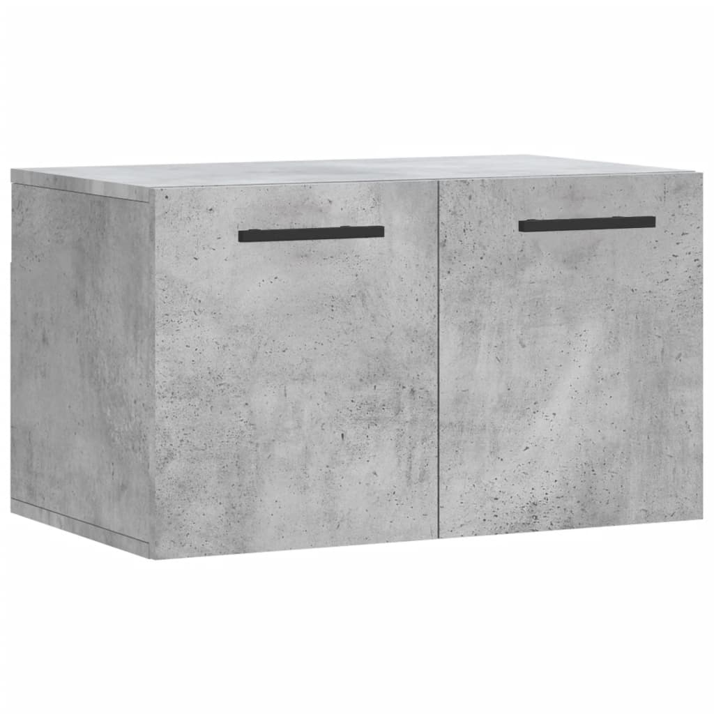 vidaXL Sieninė spintelė, betono pilka, 60x36,5x35cm, apdirbta mediena
