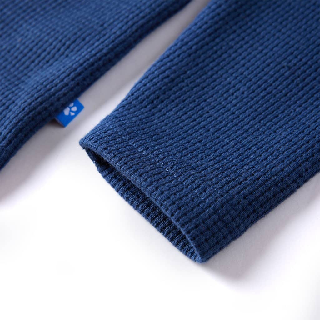 Vaikiškas sportinis megztinis, tamsiai mėlynos spalvos, 92 dydžio