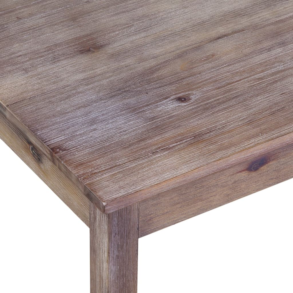 vidaXL Valgomojo stalas, akacijos mediena, 120x70x75 cm