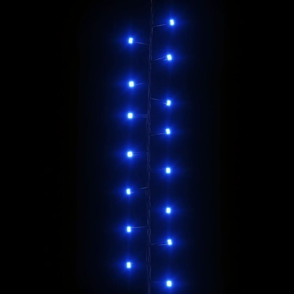 vidaXL Smulkių LED lempučių girlianda, 45m, PVC, 2000 mėlynų LED