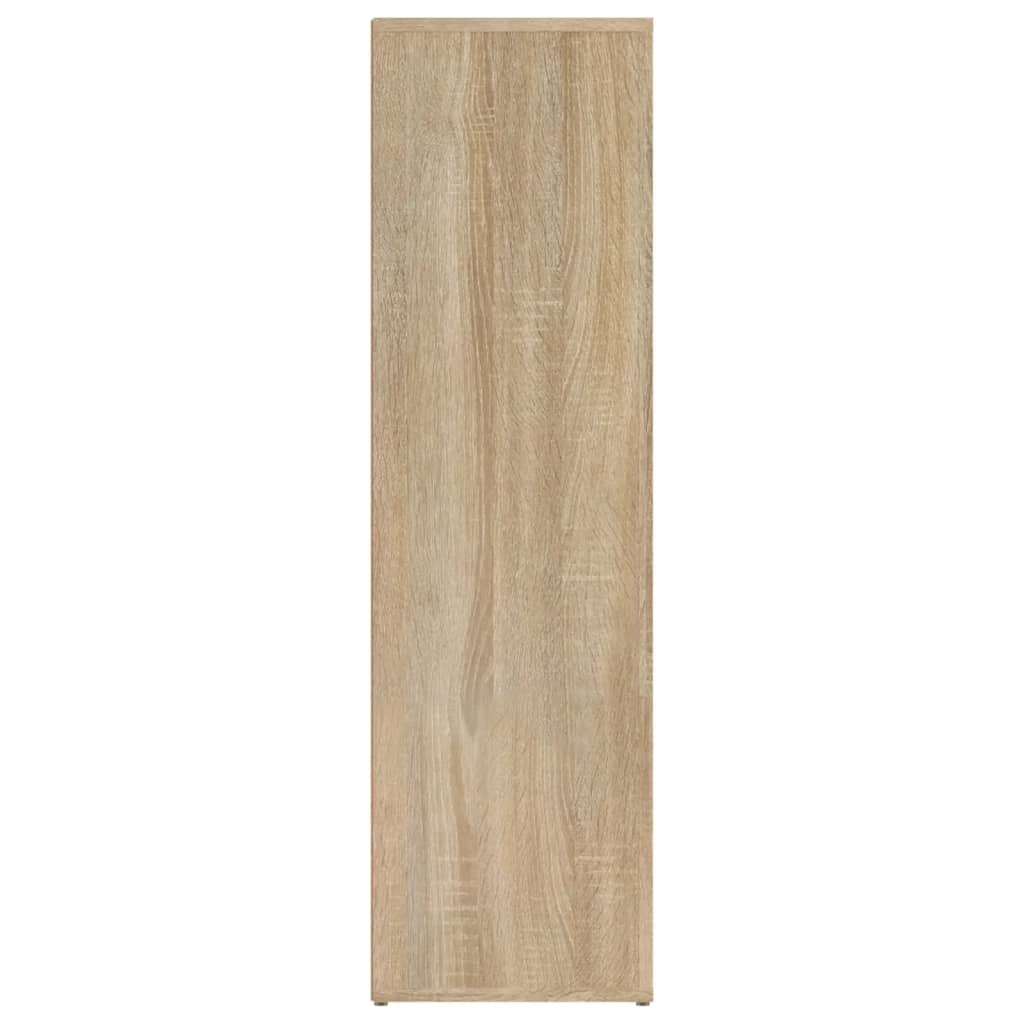 vidaXL Šoninė spintelė, ąžuolo spalvos, 80x30x106cm, apdirbta mediena
