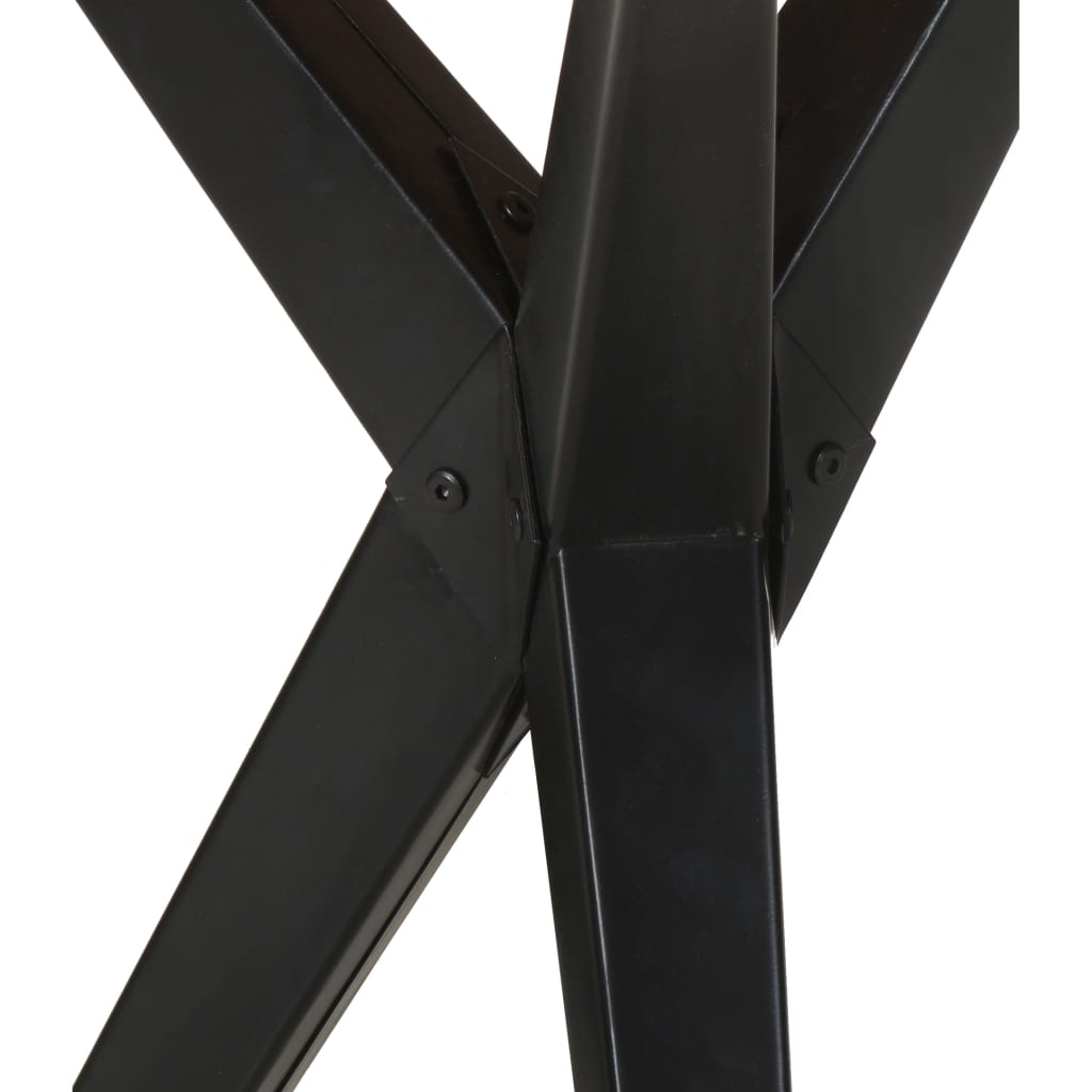 vidaXL Valgomojo stalas, 120x60x76cm, perdirbtos medienos masyvas