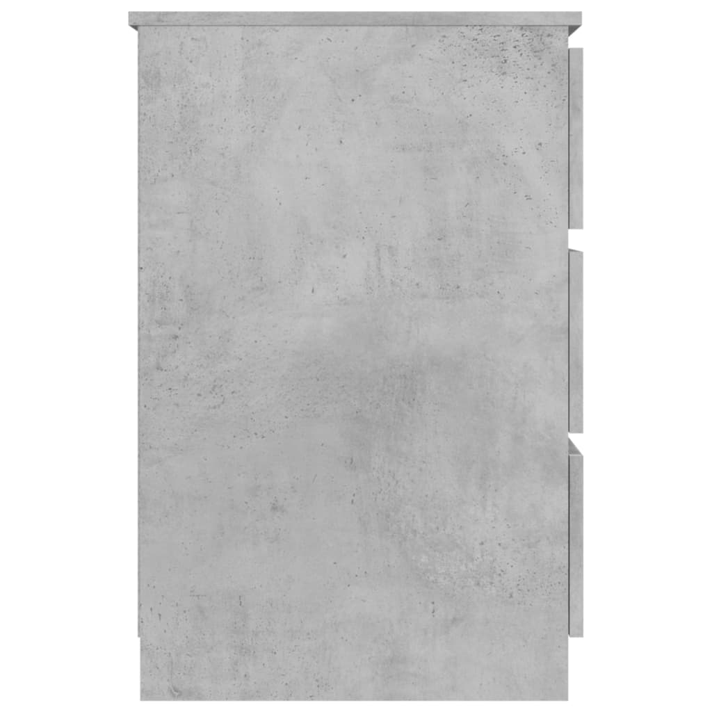 vidaXL Rašomasis stalas, betono pilkos spalvos, 140x50x77cm, MDP