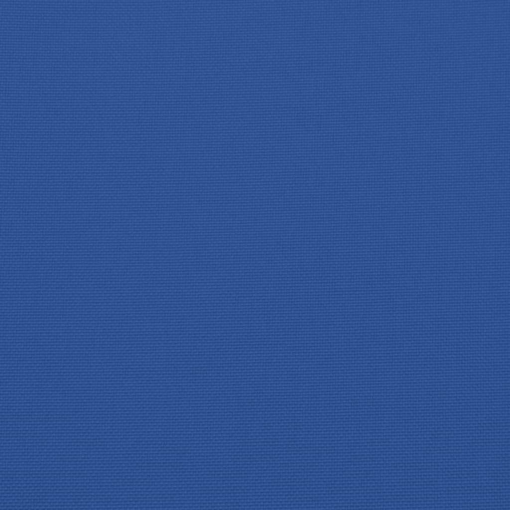 vidaXL Sodo suoliuko pagalvėlė, mėlynos spalvos, 110x50x7cm, audinys