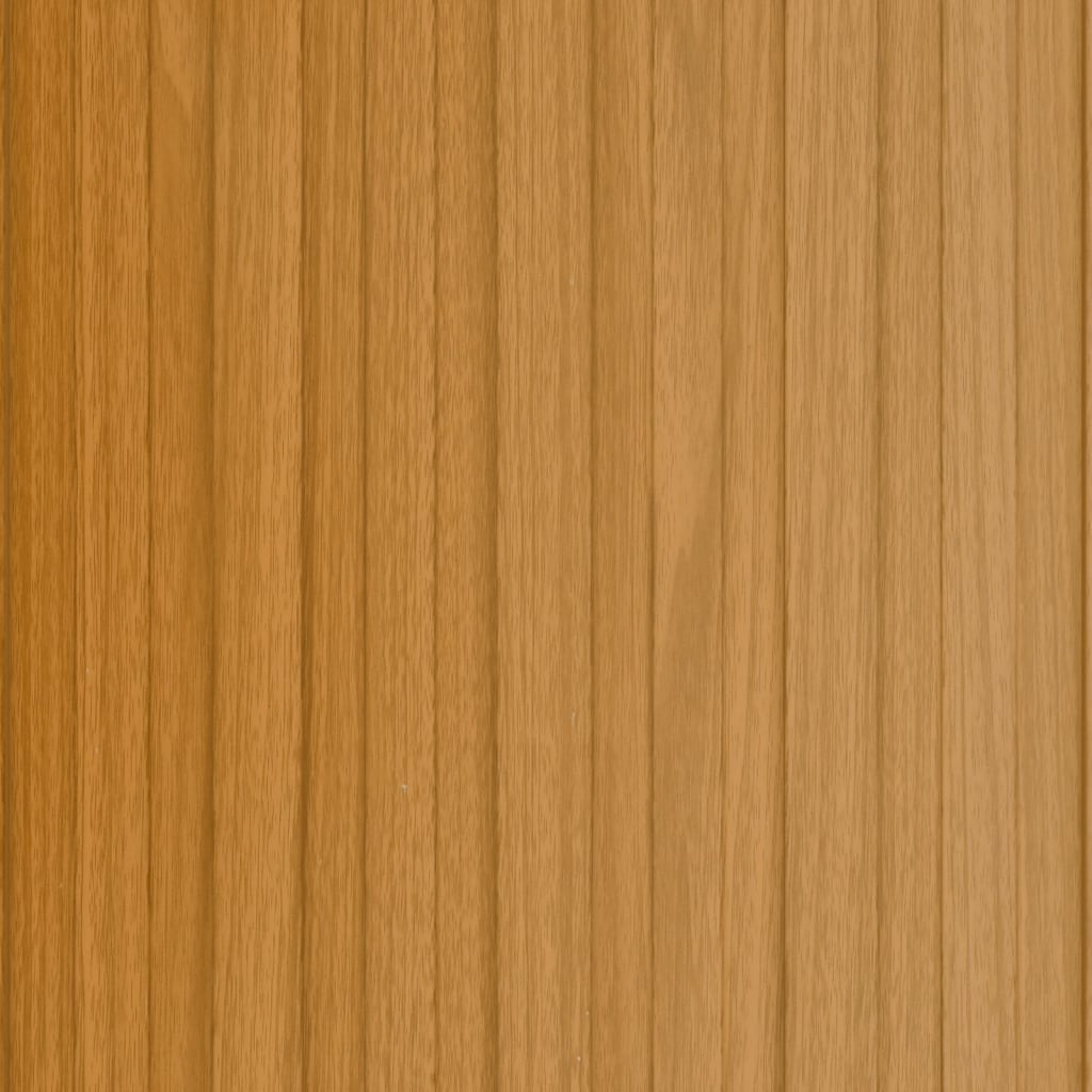vidaXL Stogo plokštės, 12vnt., šviesios medienos, 60x45cm, plienas