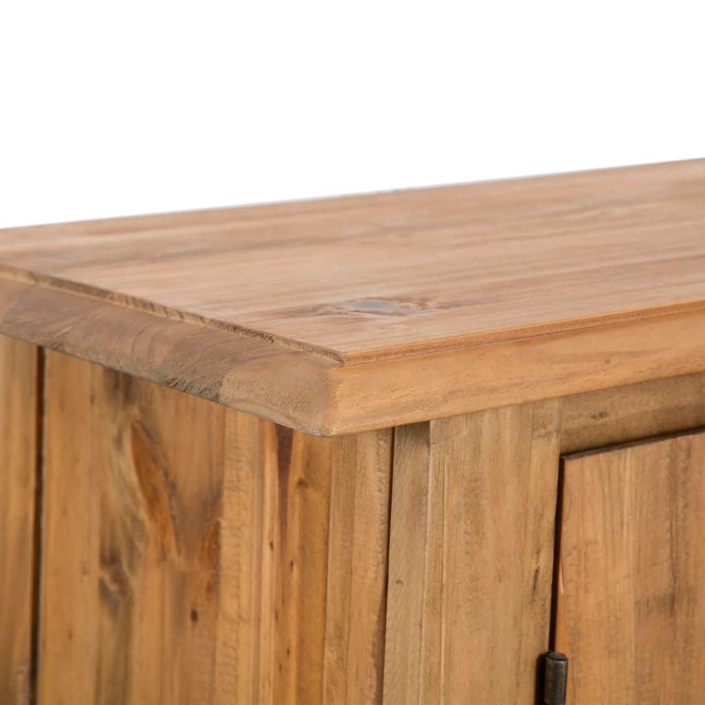 vidaXL Vonios kambario baldų komplektas, pušies medienos masyvas