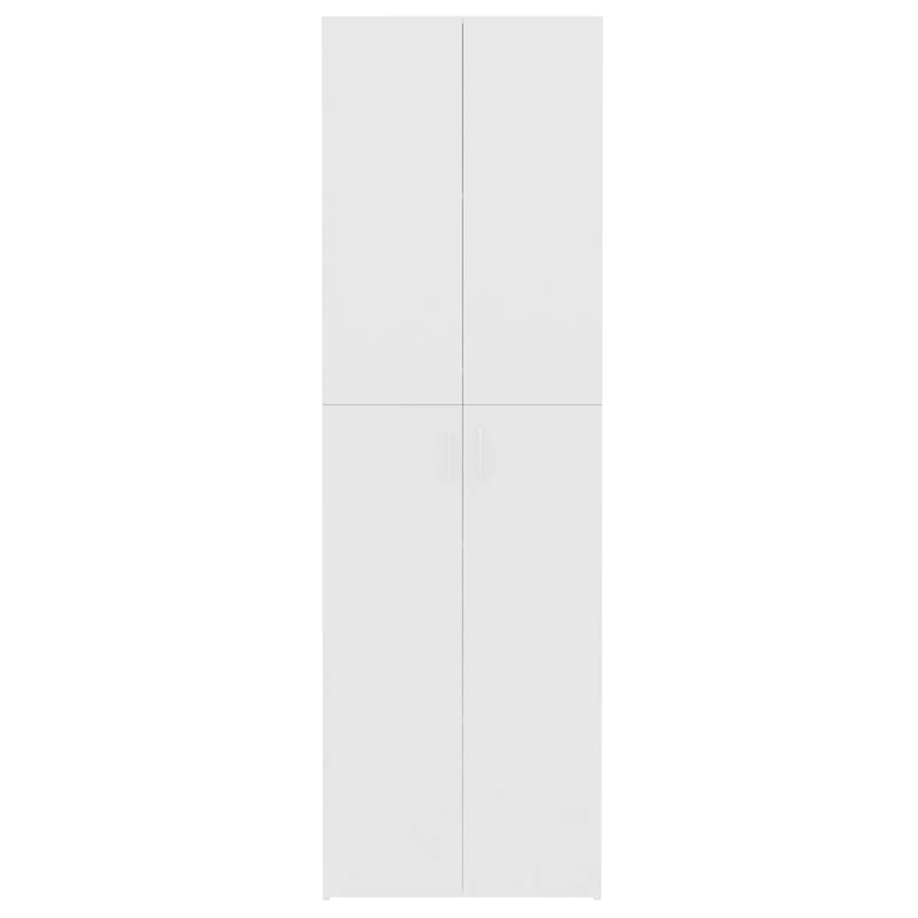 vidaXL Biuro spinta, baltos spalvos, 60x32x190 cm, MDP
