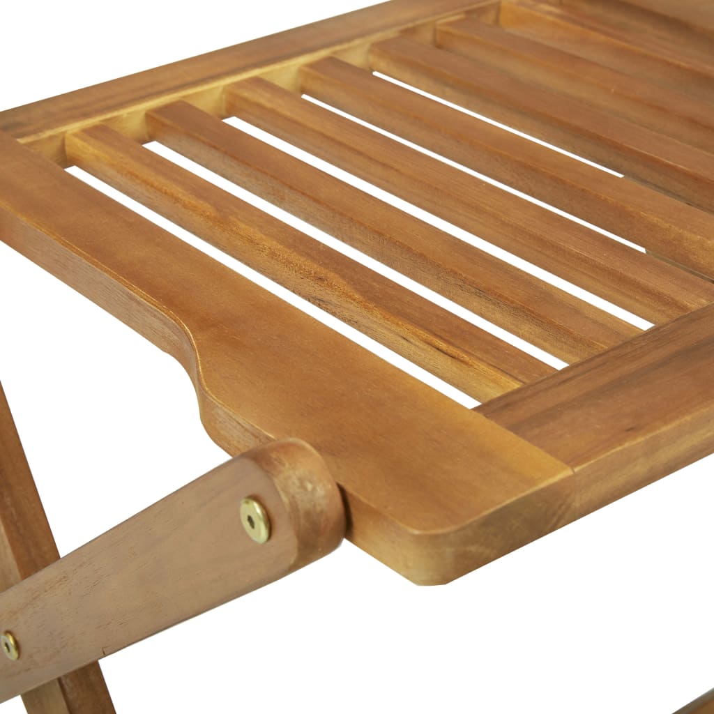 vidaXL Bistro baldų komplektas, 4 dalių, akacijos medienos masyvas