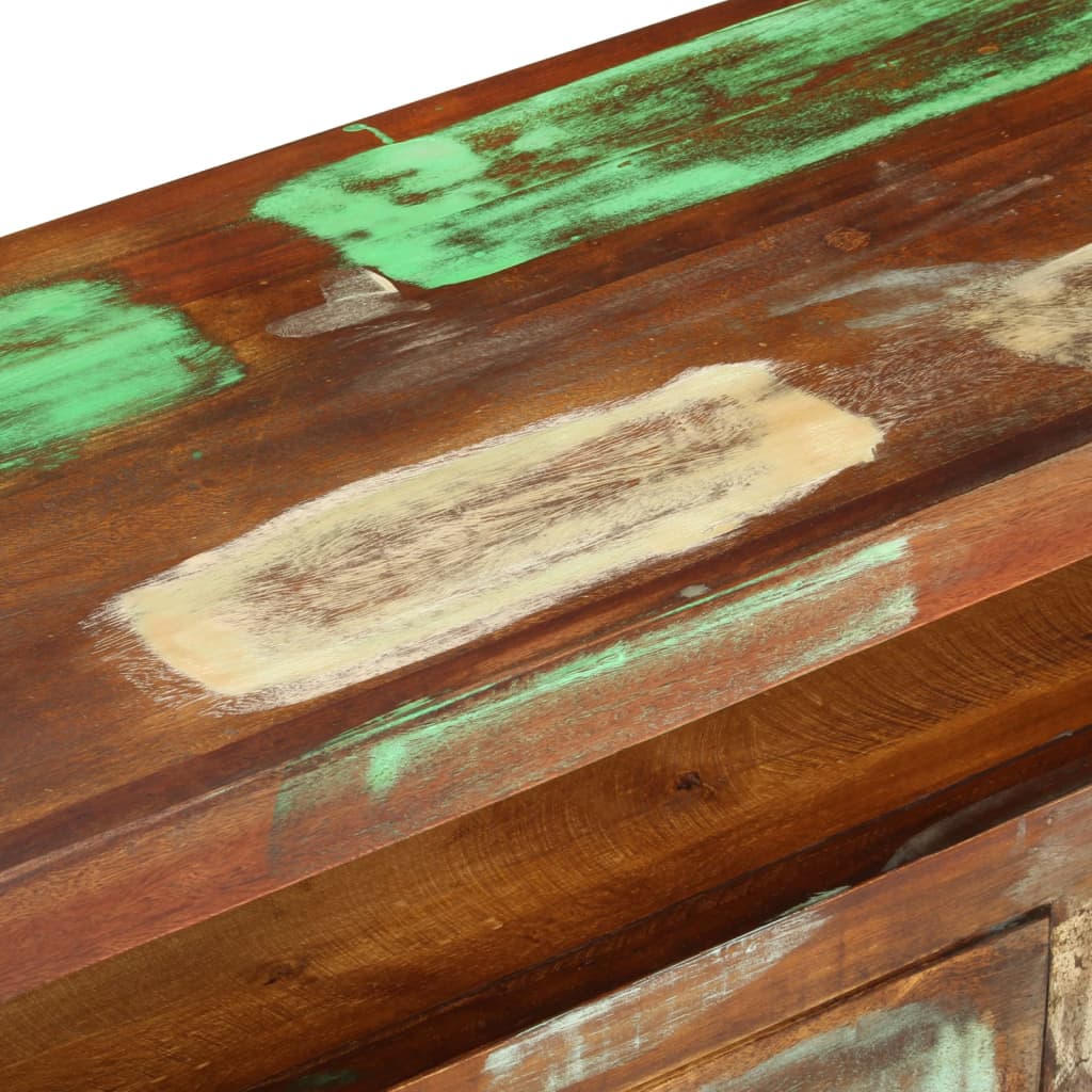 vidaXL TV spintelė, įvairių spalvų, 110x30x40cm, perdirbta mediena